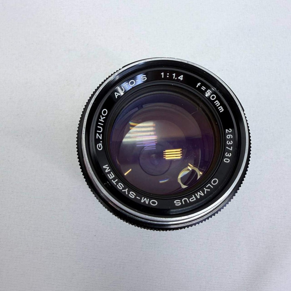 Olympus G.Zuiko Auto-S 50mm f/1.4 OM Mount Prime Lens Made in Japan